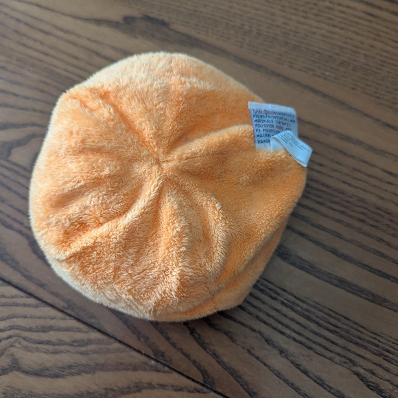 TY Pluffie.Spooky Orange Pumpkin Plush Decor 6 Inches - Picture 4 of 6